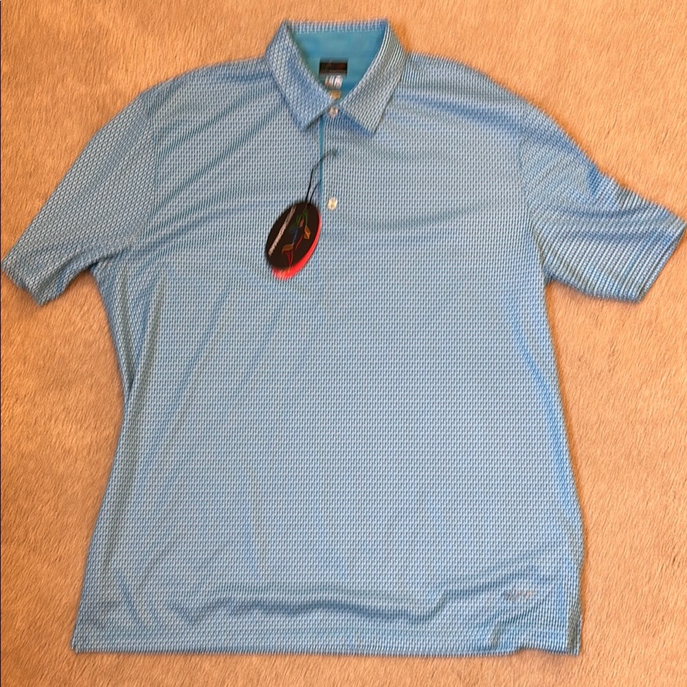 GREG NORMAN Men's Blue Polo Shirt
